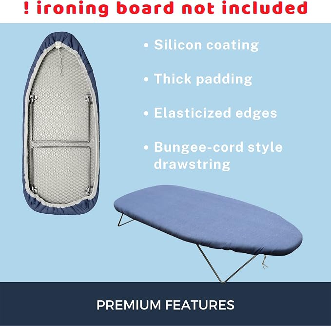 12.5 X 30 inch Smart Table top Ironing Board Cover and Pad - Image 3