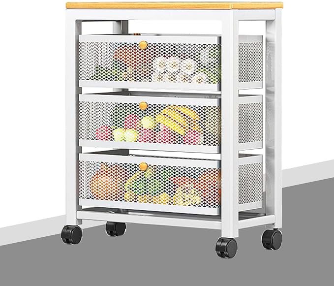 Compact Sideboard Storage Trolley Cabinet. Tall Larder Cupboard by Unknown