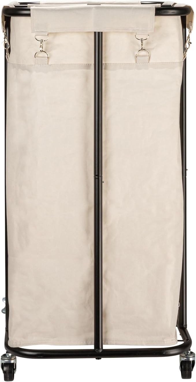 Household Essentials 2-Bag Rolling Laundry Sorter - Image 9