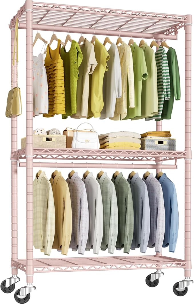 FUTASSI P3 Rolling Clothes Rack, Clothing Racks by FUTASSI
