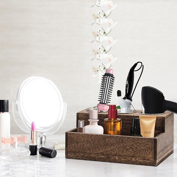 Wooden Hair Dryer Holder - Image 3