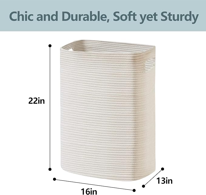 Large Laundry Hamper 16"x13"x22" - Image 3