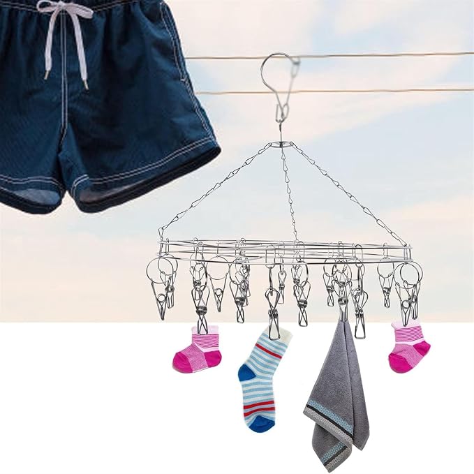Stainless Steel Sock Drying Rack - Image 5