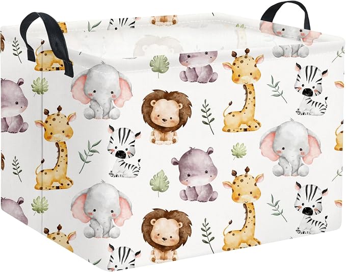 Rectangular Kids Storage Basket Baby Storage Basket by TIBAOLOVER