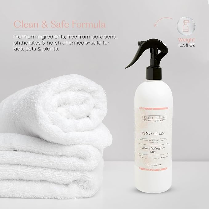 FIELD FLEUR Peony Blush Linen & Room Spray 15.5 oz - Image 7