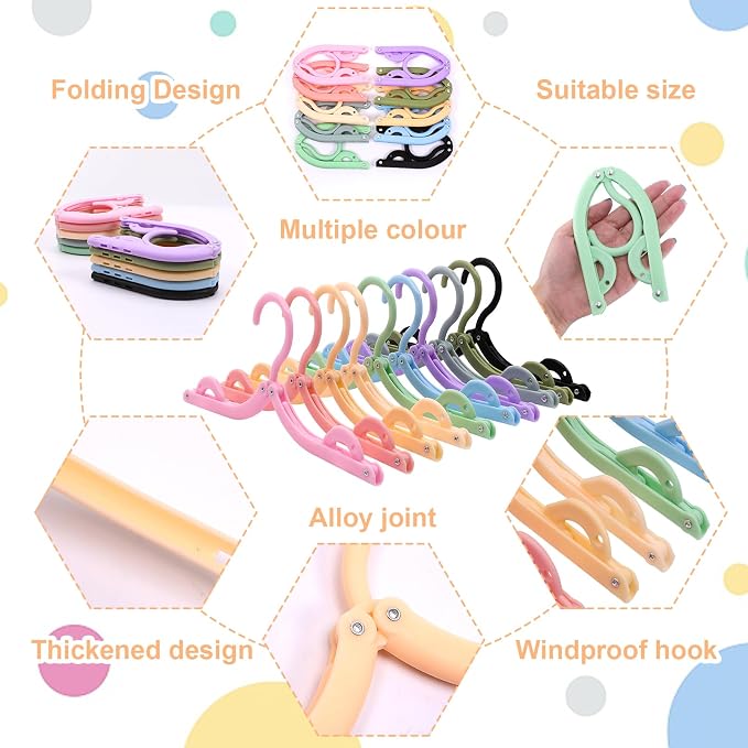40 Pcs Folding Hangers - Image 3