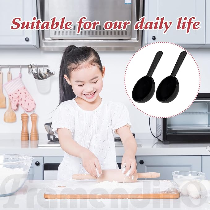 Framendino, 5 Pack Plastic Coffee Measuring Spoons Short Handle Scoops - Image 4