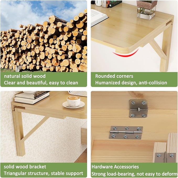 Laundry Folding Table, Heavy Duty Wall Mounted Table - Image 3