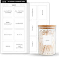 Bathroom Laundry Labels for Jars by SAVVYSORTED%C2%AE