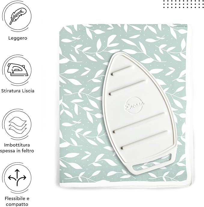 Encasa XO Ironing Mat/Pad with 3mm Padding & Silicone Iron Rest - Image 6