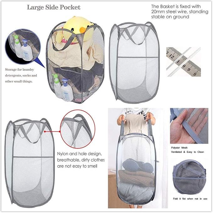 DurReus Rectangle Tall Laundry Basket - Image 2