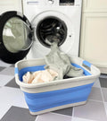 SAMMART 41L Collapsible Plastic Laundry Basket-Foldable Pop Up Storage by SAMMART