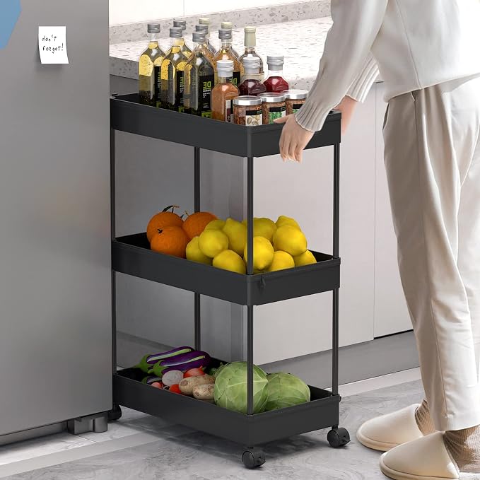 SPACELEAD 3 Tier Rolling Cart - Image 7