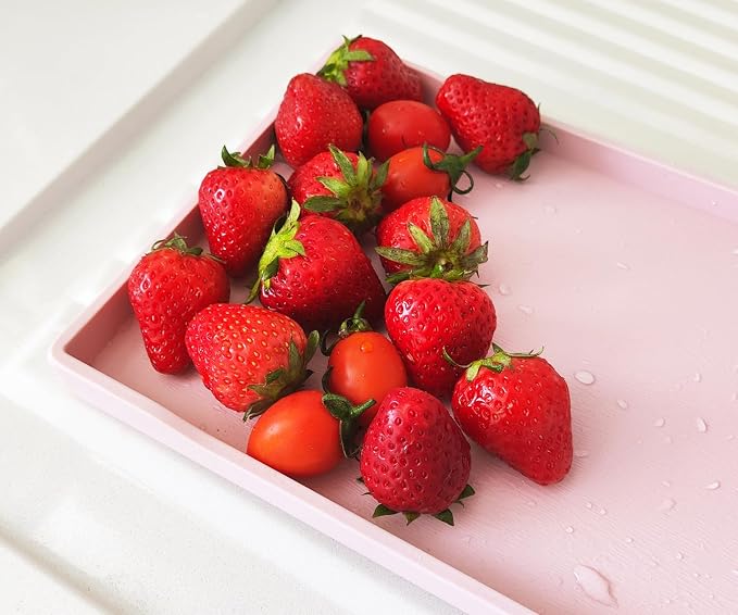 Pink Small Serving Tray, Countertop Organizer - Image 3