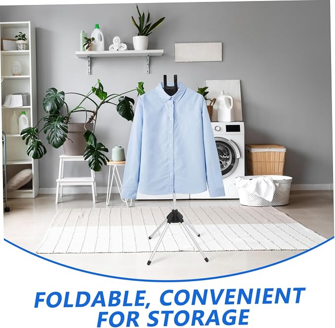 Four-Leg Support Ironing -Saving Foldable Design Clothes Steamer Stand - Image 7