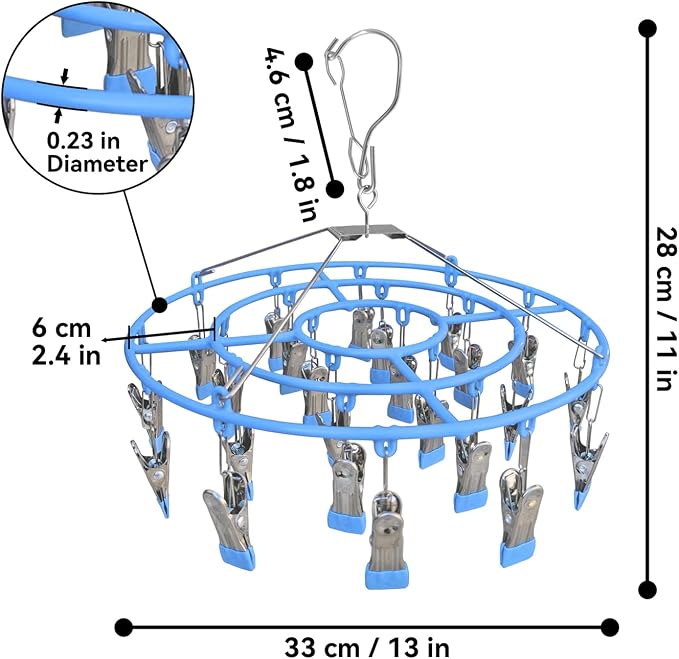 Clothes Drying Rack, Stainless Steel Laundry Drip Hanger - Image 6