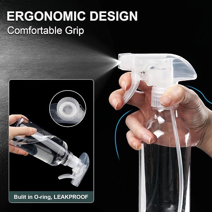 Spray Bottles 12oz Plastic Spray Bottle - Image 4