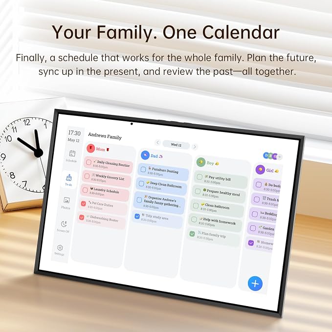 10.1 Inch Digital Calendar 2026 Chore Chart – Interactive Touchscreen Wall - Image 6