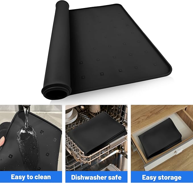 1 Pack 26" x 26" Washer and Dryer Topper, Silicone Washer Dryer Countertop - Image 5
