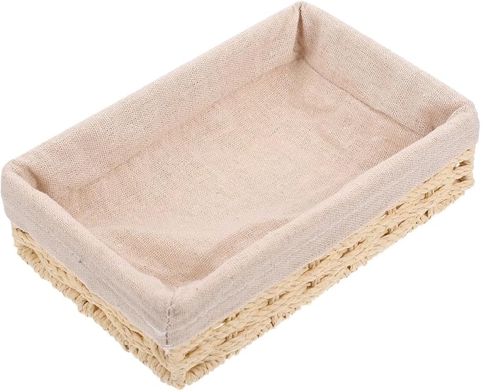 Unomor 1pc Rural Style Storage Basket Handmade Desktop Glove Box Alternative by Unomor