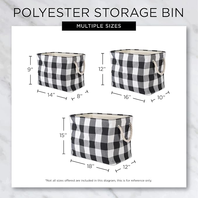 DII Polyester Container with Handles, Lattice Storage Bin, Pumpkin Spice - Image 9
