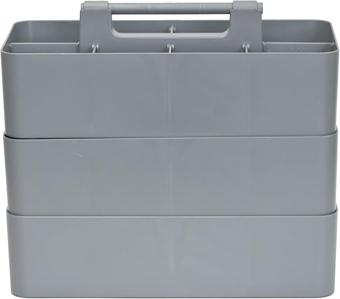 -Large Portable Caddy, DIY Dividers, 8 Compartments, School Office Supplies - Image 5