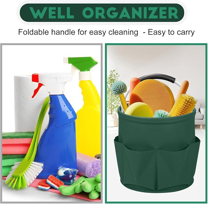 Cleaning Caddy for Cleaning Supplies, 17L Cleaning Supply Caddy - Image 5