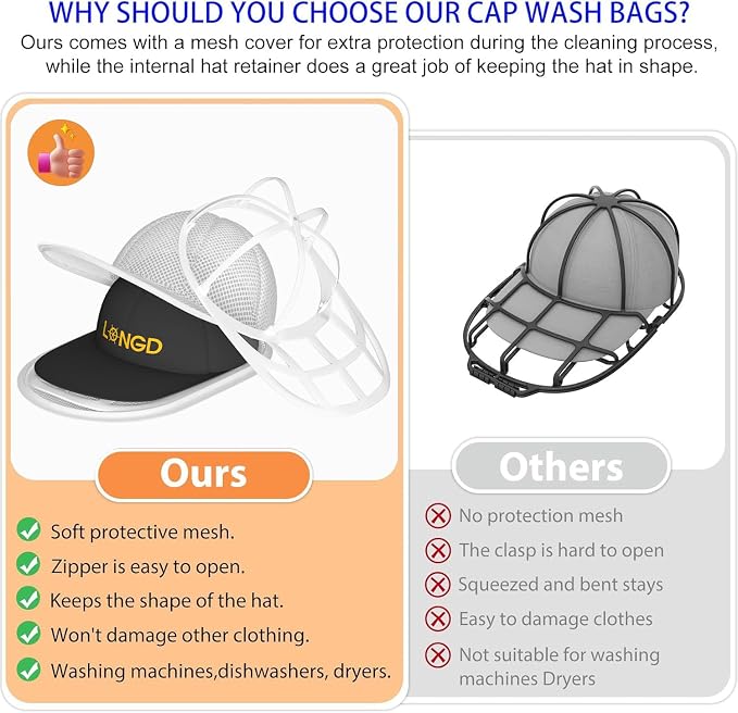 LONGD Baseball Cap Washer Cage - Image 4