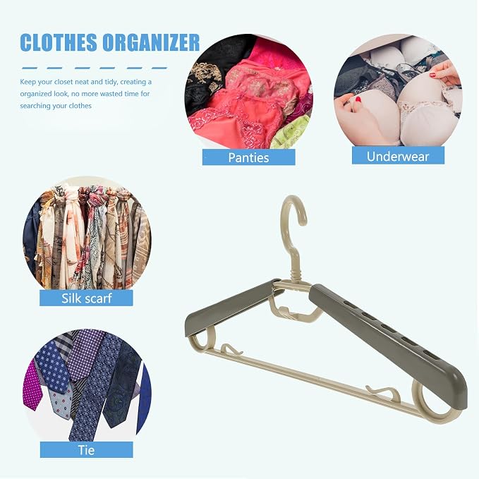 Adjustable Wide Shoulder Sweater Hangers - Image 6