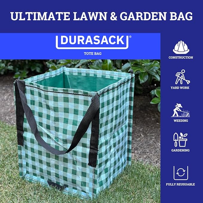 DURASACK Heavy Duty Storage Tote Bag 22-Gallon Rugged Woven Polypropylene - Image 6