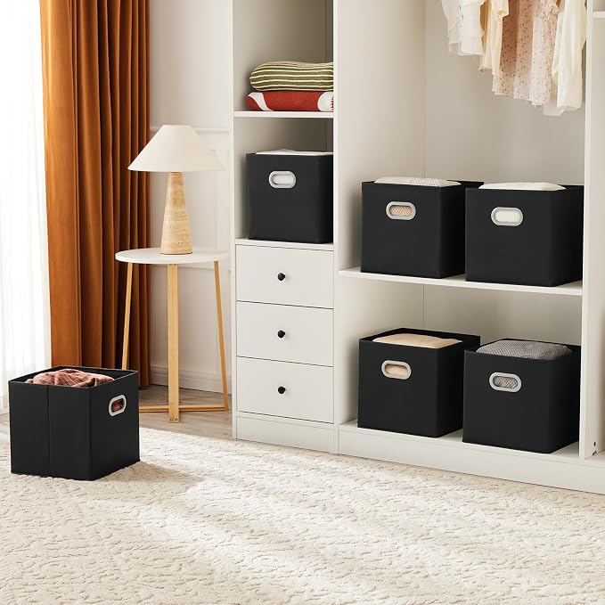 MAX Houser Fabric Storage Bins Cubes Baskets Containers - Image 7
