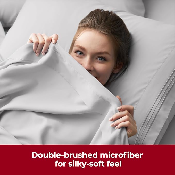 Mellanni Extra Deep Split King Sheets - Image 7