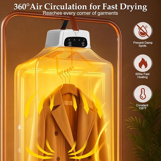 Portable Clothes Dryer, Mini Dryer - Image 3
