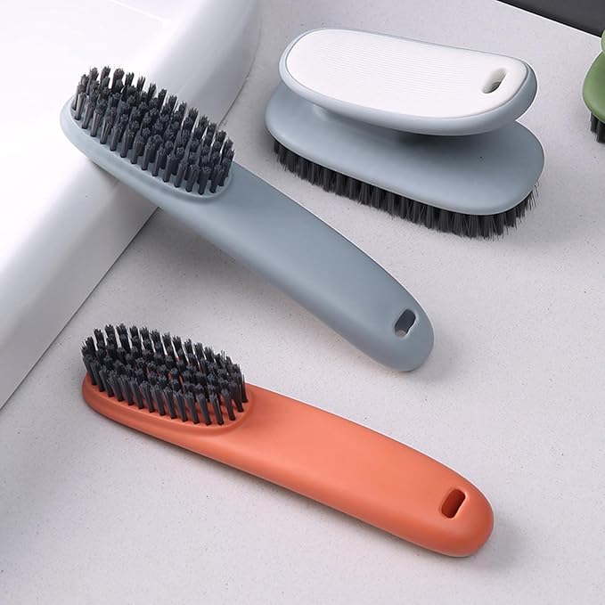 Household Small Scrub Brushes Laundry Cleaning Board Brush Easy Grip Shoe Brush - Image 4