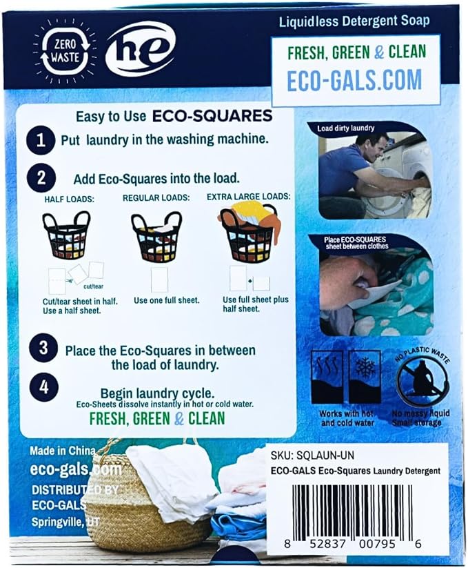 Eco-Squares laundry detergent sheets - Image 3