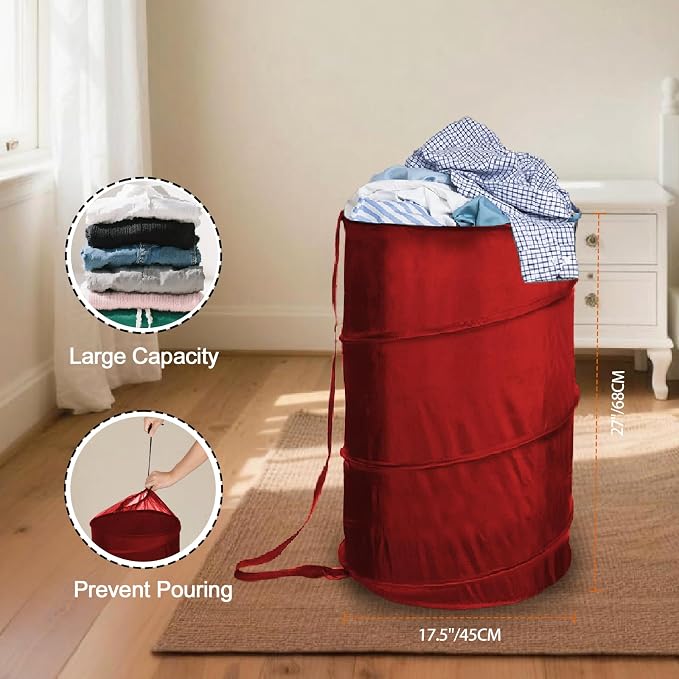 BATTOO Collapsible Laundry Baskets- Foldable Hamper - Image 6