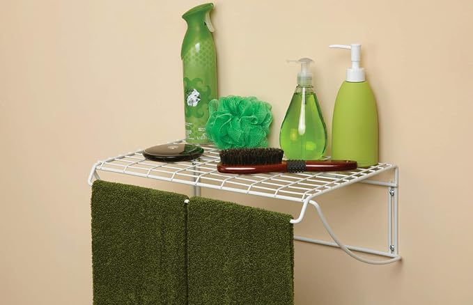 ClosetMaid 8278 18-Inch Wide Laundry Utility Hanger Shelf - Image 2