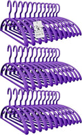 HOUSE DAY Plastic Clothes Hangers 36 Pack, Sweater Hangers No Shoulder Bump by HOUSEDAY