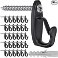 SELEWARE 30PCS Screw-in Hooks for Hanging Outdoor String Lights, Windproof by SELEWARE