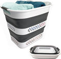 SAMMART 40L Collapsible Plastic Laundry Basket by SAMMART