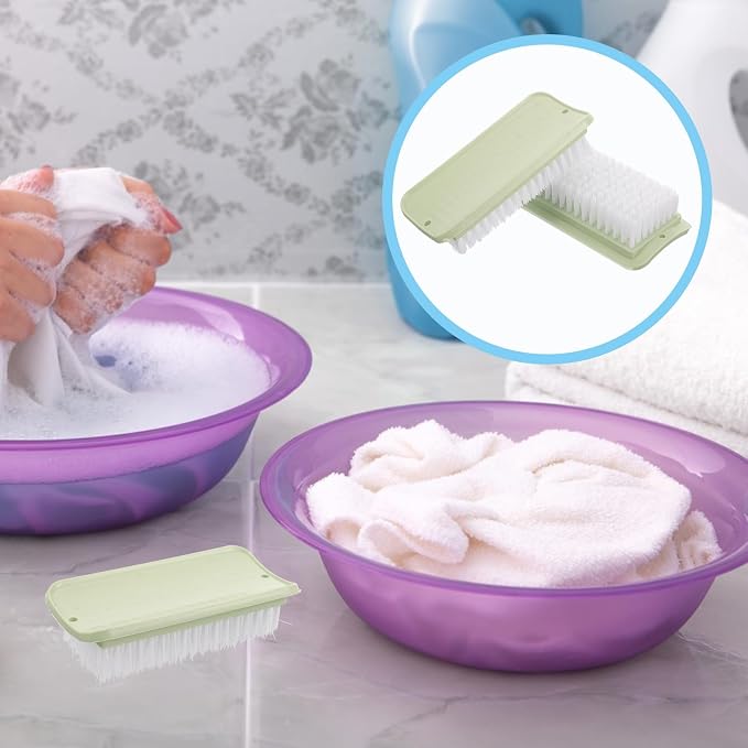 2pcs Laundry Cleaning Brush and Shoe Scrubber Set, Household Clothes and Shoe - Image 9