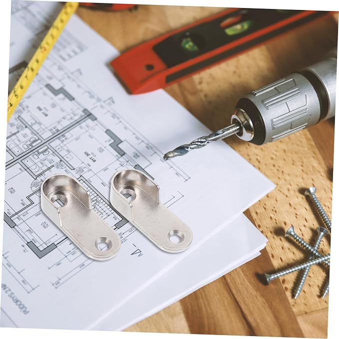 6pcs Closet Rod Holders Brackets - Image 4