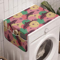 Ambesonne Aquatic Washing Machine Organizer, Dolphins Underwater Bubbles by Ambesonne
