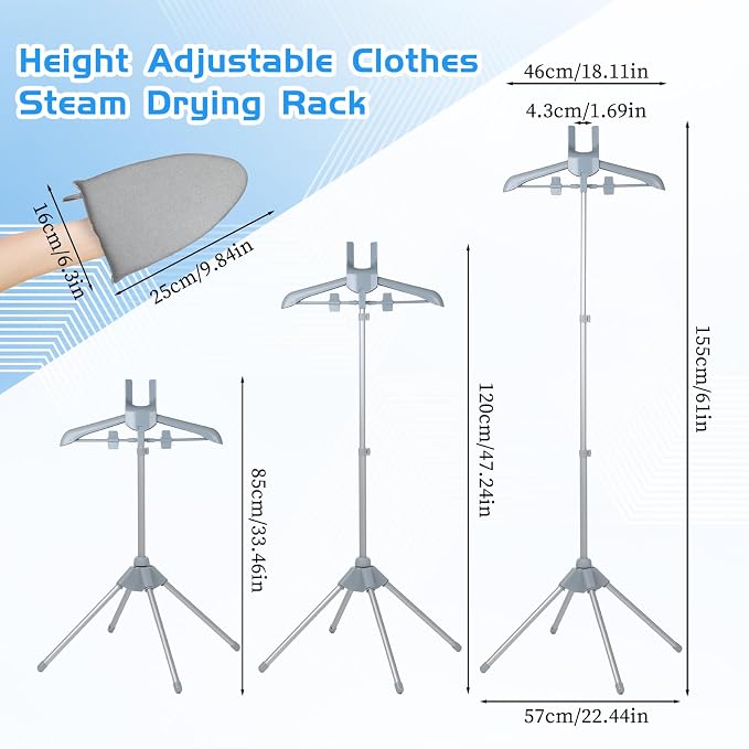 Adjustable Garment Steamer Rack - Image 2