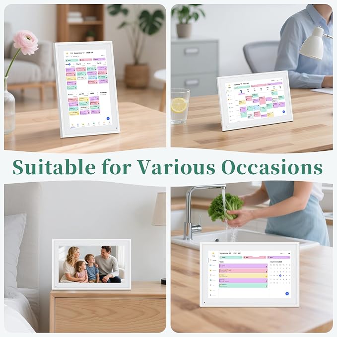 Smart WiFi Digital Calendar, HD Touch Screen Home Interactive Electron Calender - Image 8