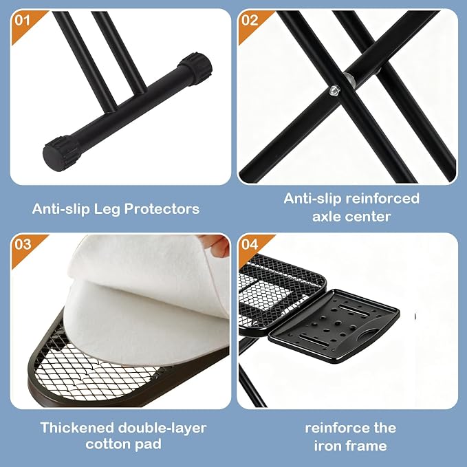 Ironing Board, Adjustable Height Iron Board - Image 4