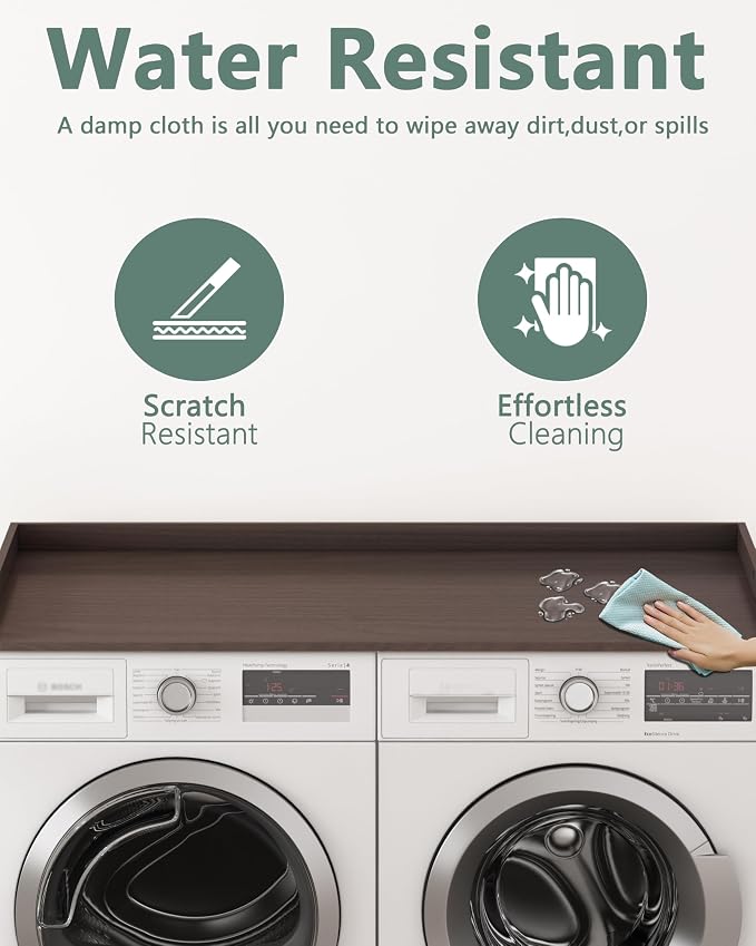 Piskyet Washer Dryer Countertop, Laundry Countertop - Image 4
