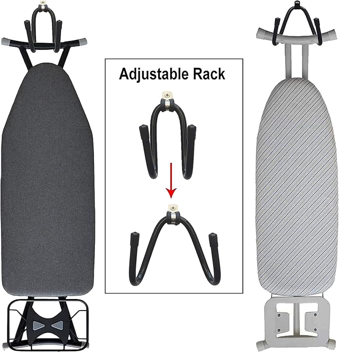 Pmsanzay Ironing Board Hanger Wall Mount Ironing Board Holder Organizer Wall - Image 4
