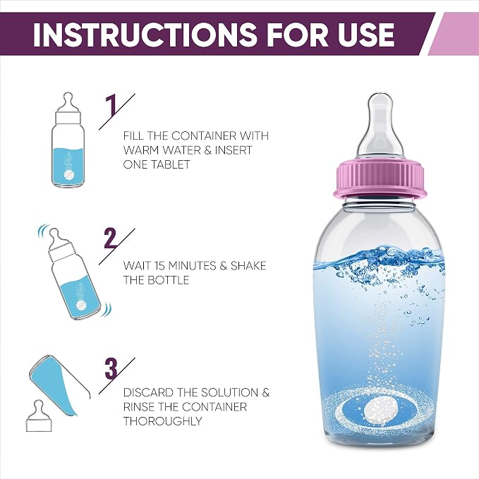 Baby Water Bottle Cleaning Tablets - Image 2