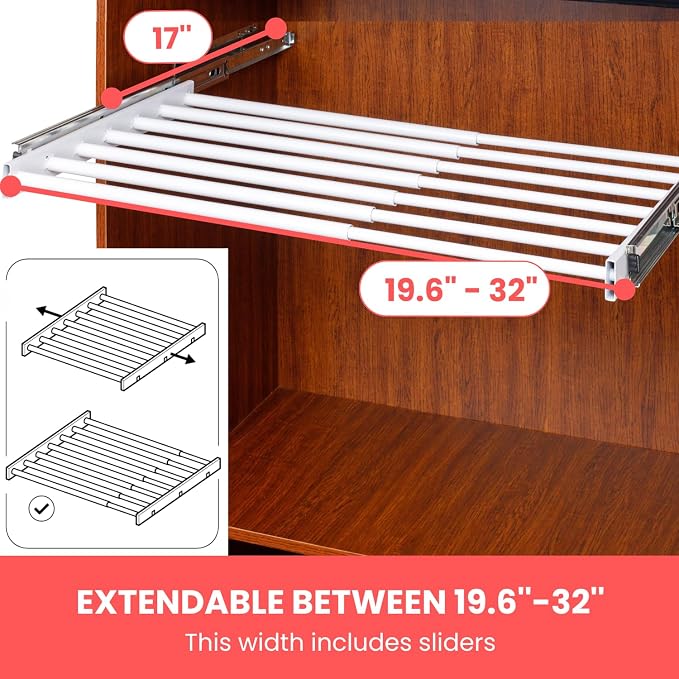 Space Saving Under Cabinet Drying Rack - Image 6